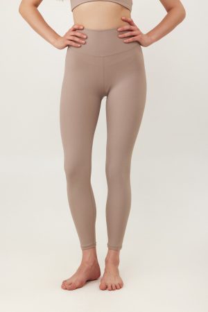 PEARL BEIGE HIGH WAIST LEGGINGS